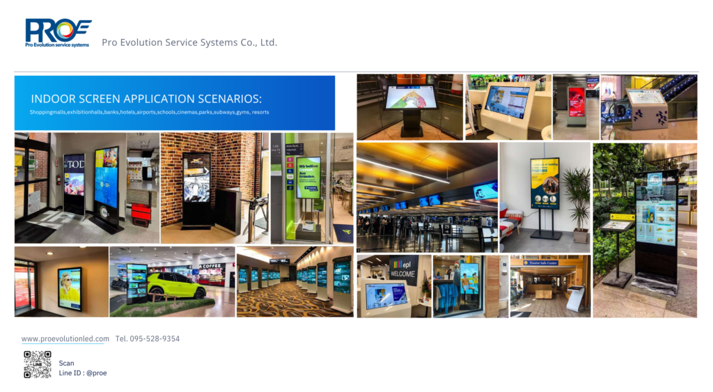 Indoor LCD Digital Signage